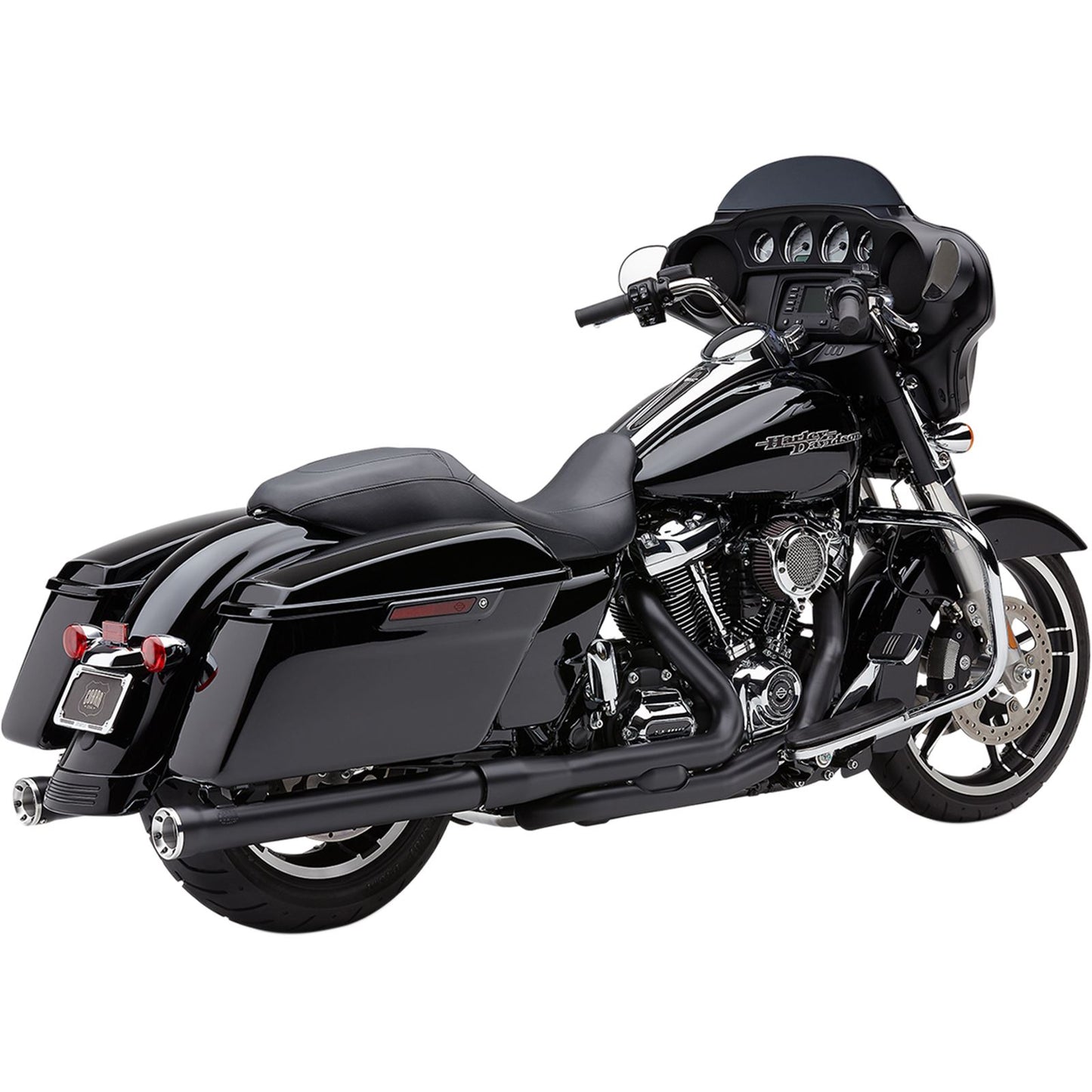 Cobra RPT 3" Mufflers - Black - '17-'20 Bagger 6071RB_361880