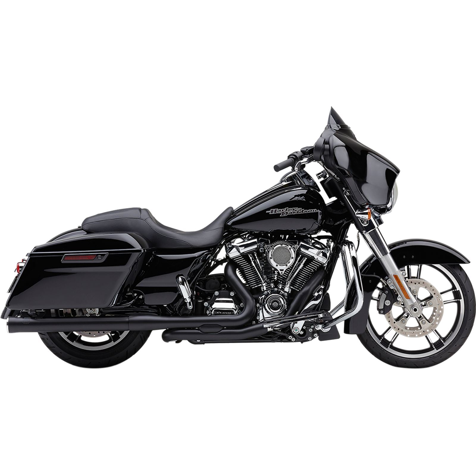 Cobra RPT 3" Mufflers - Black - '17-'20 Bagger 6071RB_361881
