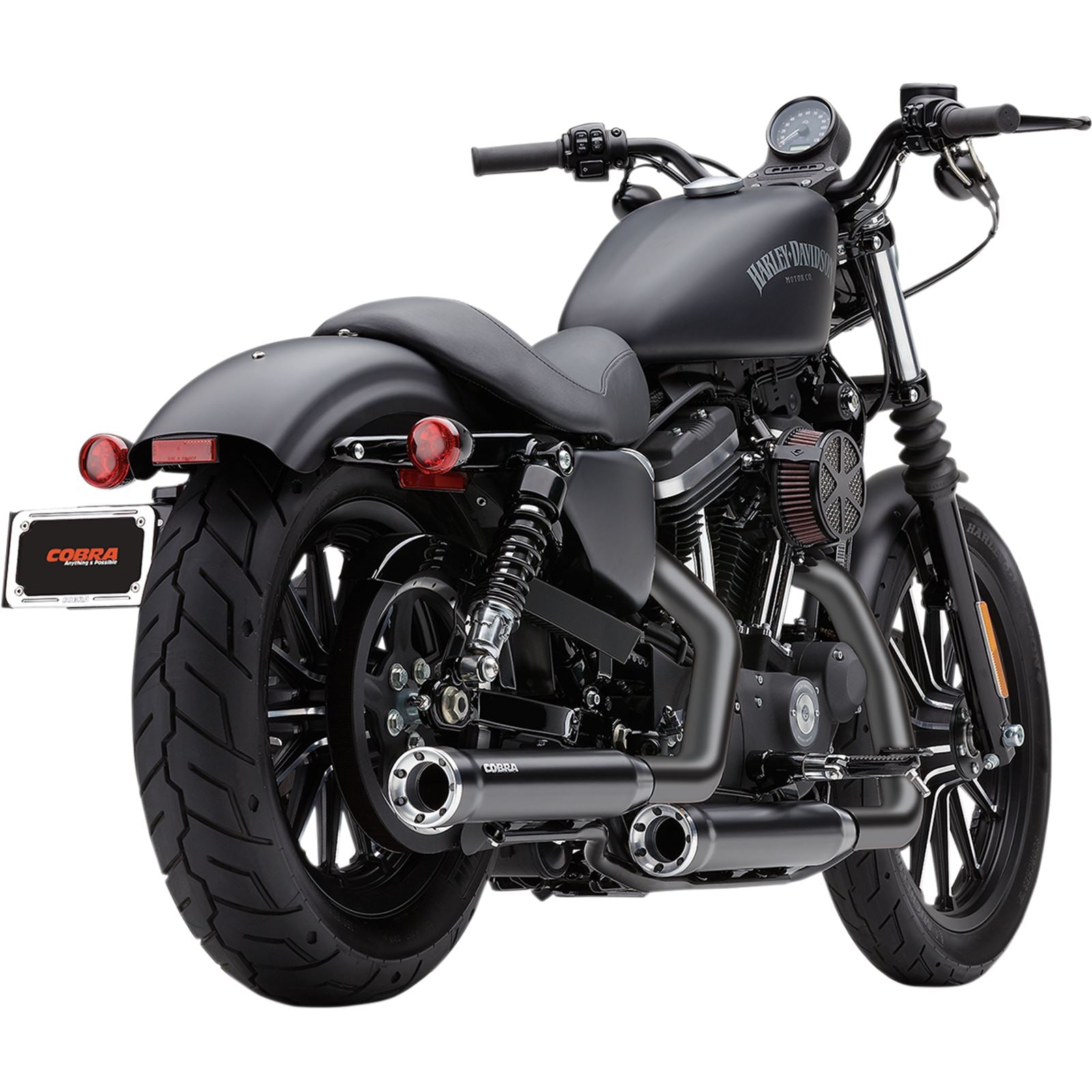 Cobra 3" RPT Mufflers - Black - '14-'20 XL 6081RB_361843