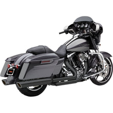 Cobra 909 4" Mufflers - Black - '95-'16 Bagger 6106RB_361844