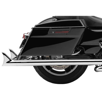 Cobra Dual Speedster Exhaust - Chrome - Fishtail -  '10-'16 Dresser 6974_120813