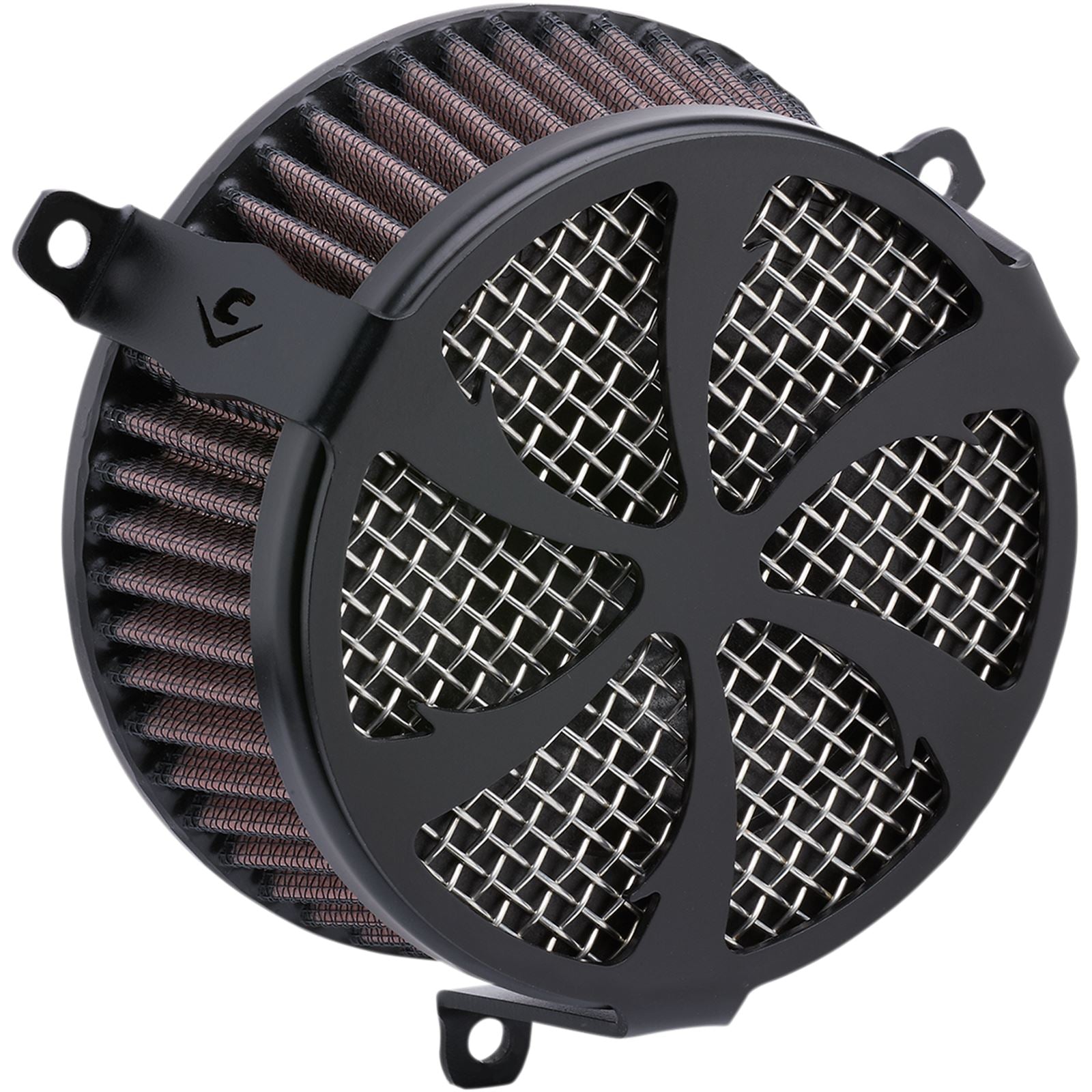 Cobra Air Cleaner Naked Air Swept Black Softail 606-0104-01B_360683