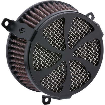 Cobra Air Cleaner Naked Air Swept Black Softail 606-0104-01B_360683