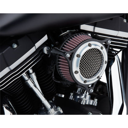 Cobra Air Intake RPT Chrome/Black Softail 606-0104-05CB_360696