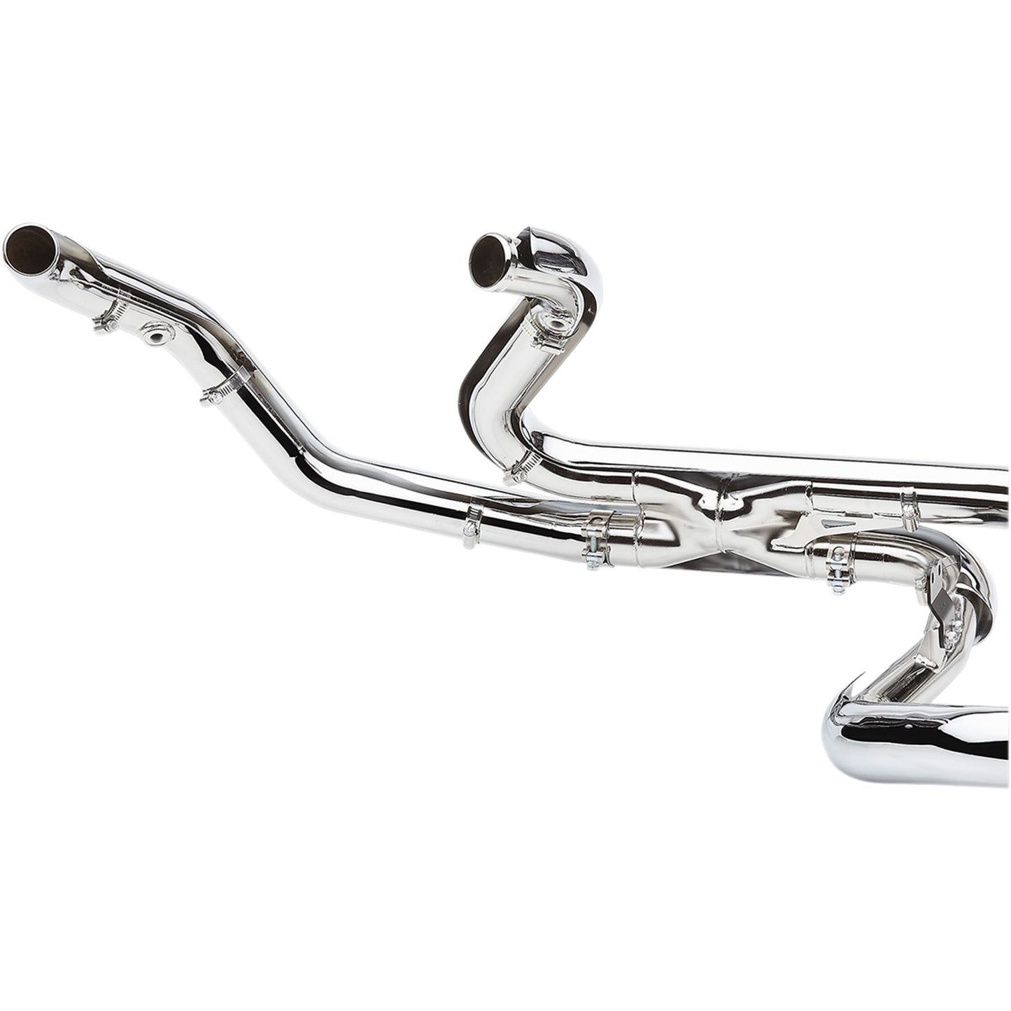 Cobra Dual Bung Headpipes - Chrome 6255DB_361966