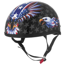 Skid Lid Helmets Original Lethal Threat US Flame Eagle Helmet - Black/Blue - Large 646989_513445