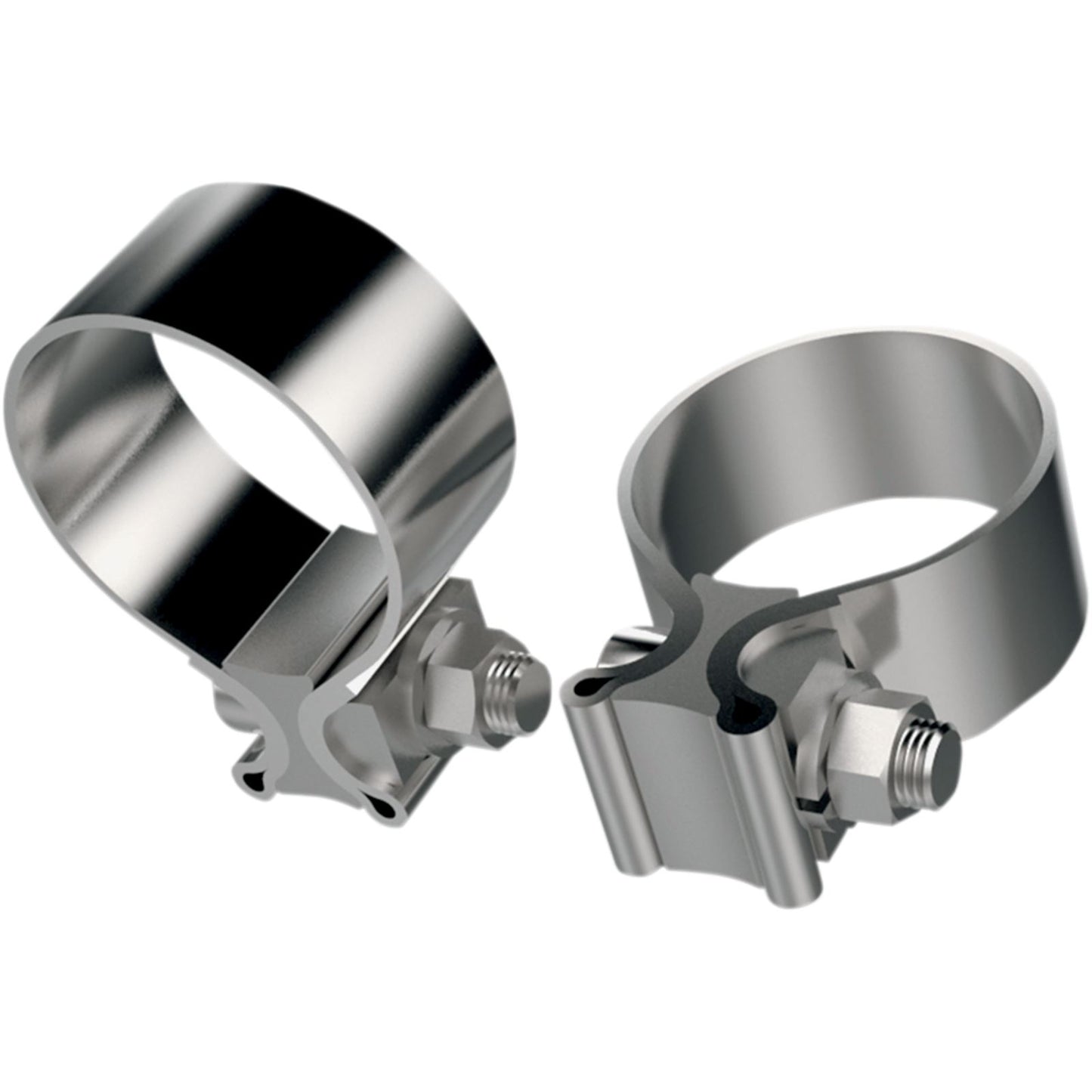 Khrome Werks Exhaust Clamp - Stainless Steel - 1.25" [MPN: 203030]_406721