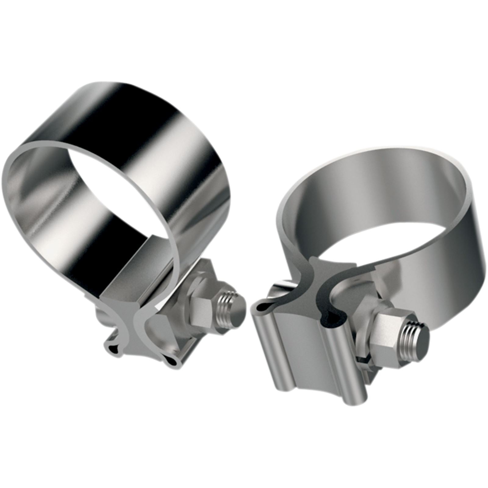 Khrome Werks Exhaust Clamp - Stainless Steel - 1.25" [MPN: 203030]_406721