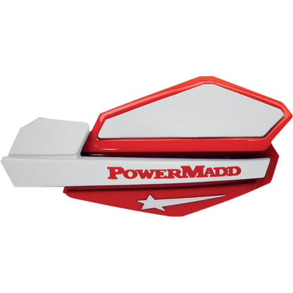 Powermadd Star Series Handguards - Red/White 34222_503099