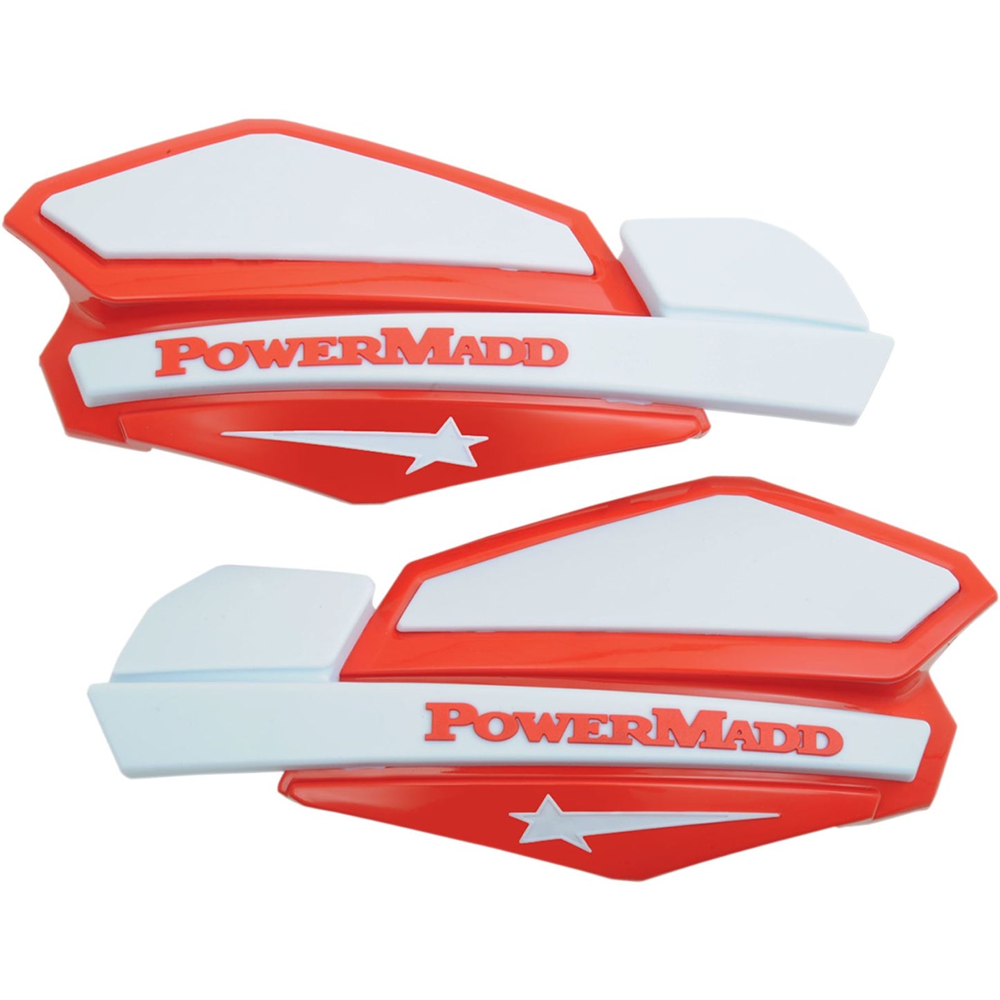 Powermadd Star Series Handguards - Red/White 34222_503100