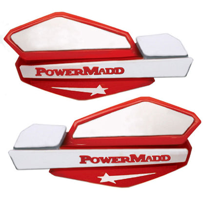 Powermadd Star Series Handguards - Red/White 34222_562720
