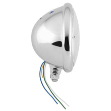 Biker's Choice 5-3/4" Chrome Bottom Mount Headlights Clear Len 5 1/2B-S-MR/N1_121229