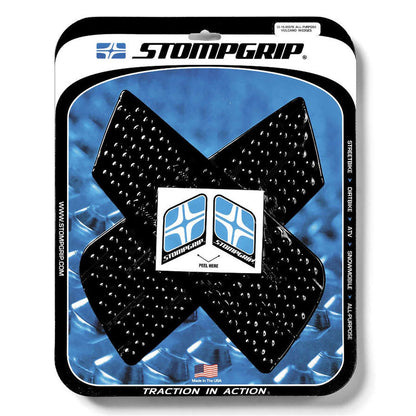 Stompgrip Traction Pad Tank Grips - Volcano - Black for Aprilia/Honda/Suzuki [MPN: 50-10-0004B]_121577