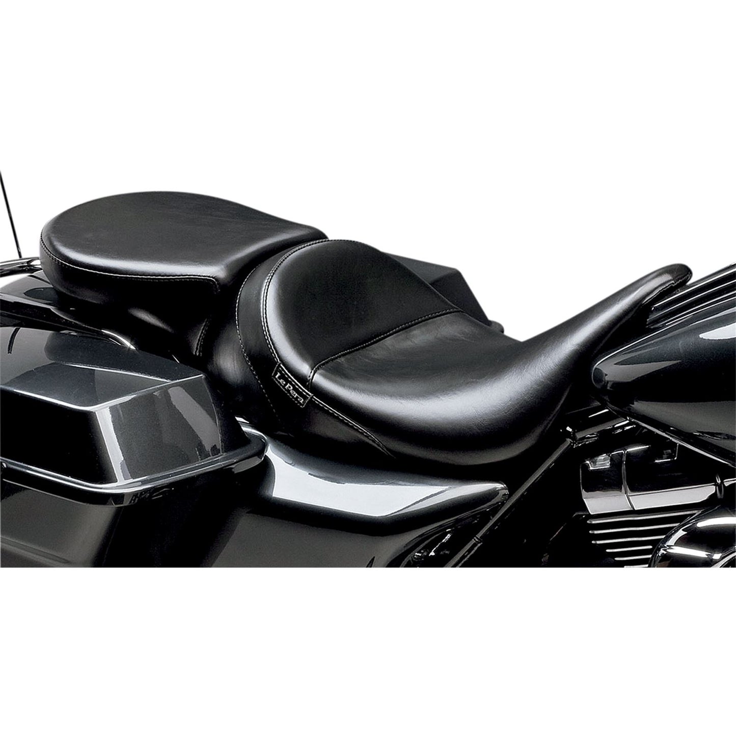 Le Pera Aviator Pillion Pad for FL '08-'23 - Wide - Smooth - Black LK-017PDX_417325