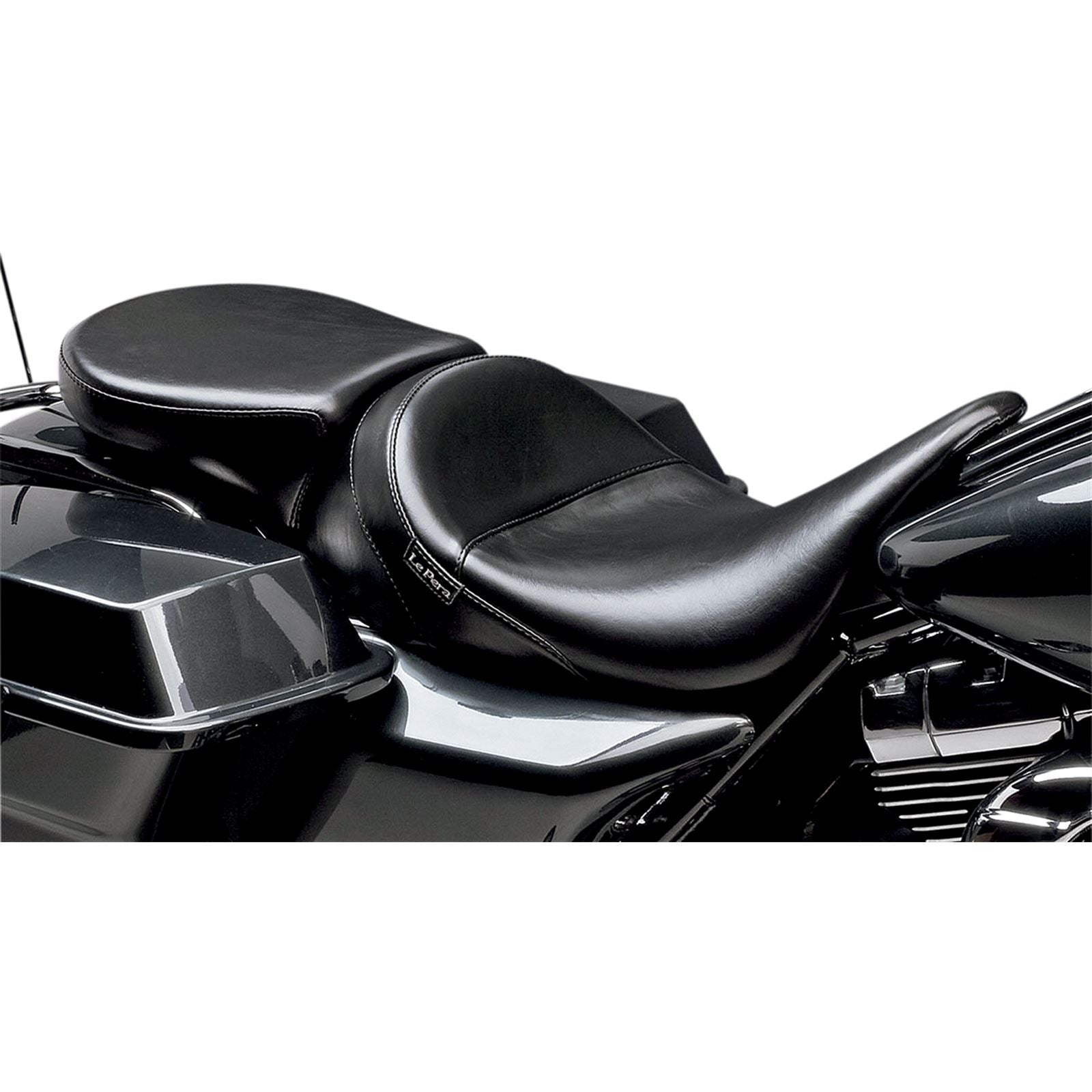 Le Pera Aviator Pillion Pad for FL '08-'23 - Wide - Smooth - Black LK-017PDX_417325