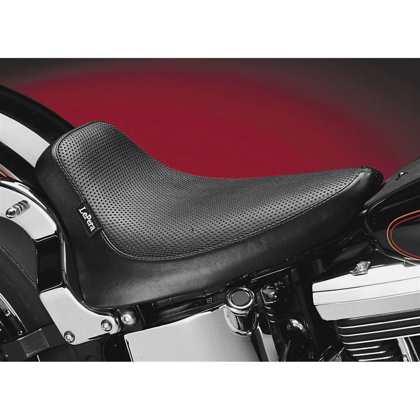 Le Pera Basketweave Solo Seat - Softail '84-'99 LN-870_121662