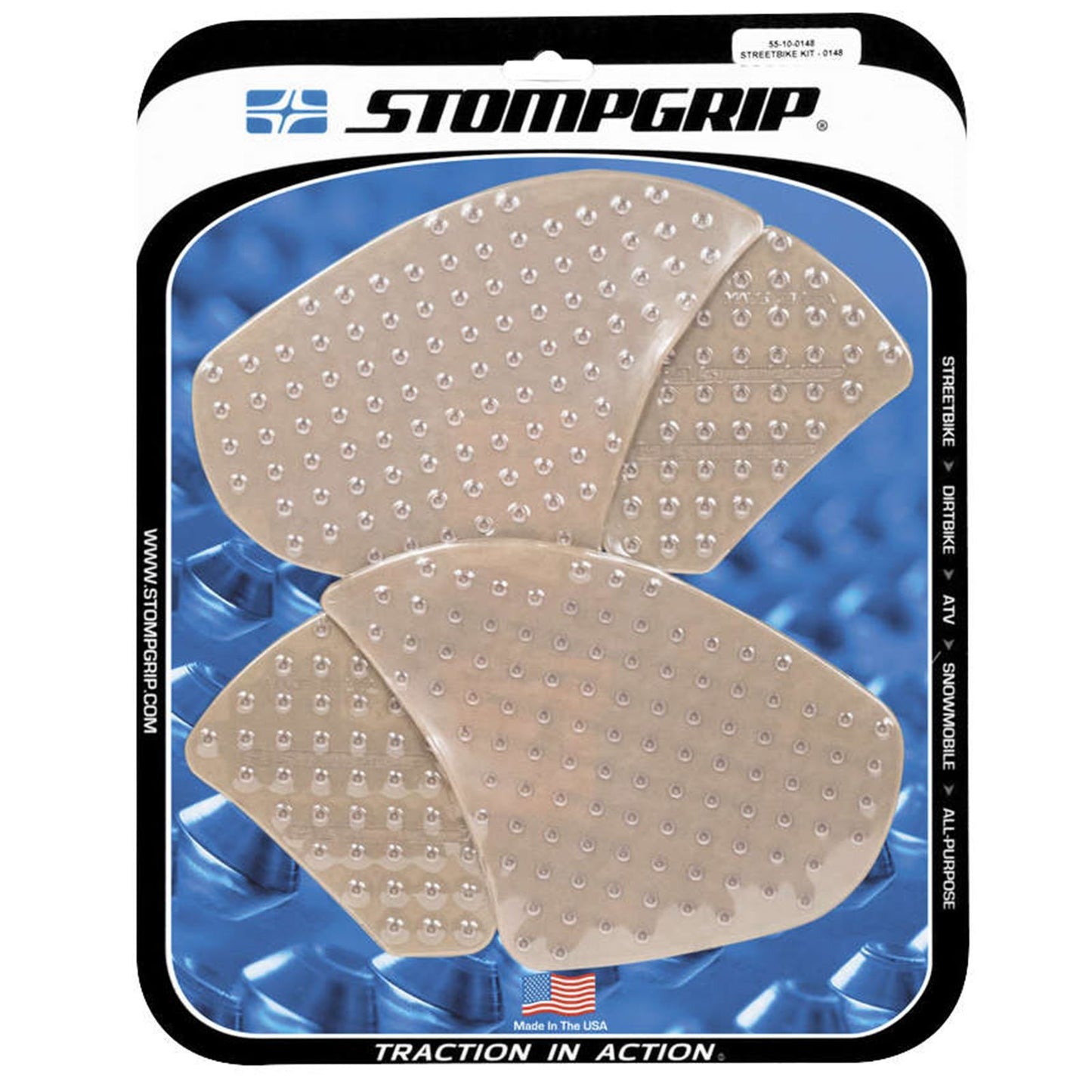 Stompgrip Traction Kit - Clear - Panigale V4 [MPN: 55-10-0148]_121722