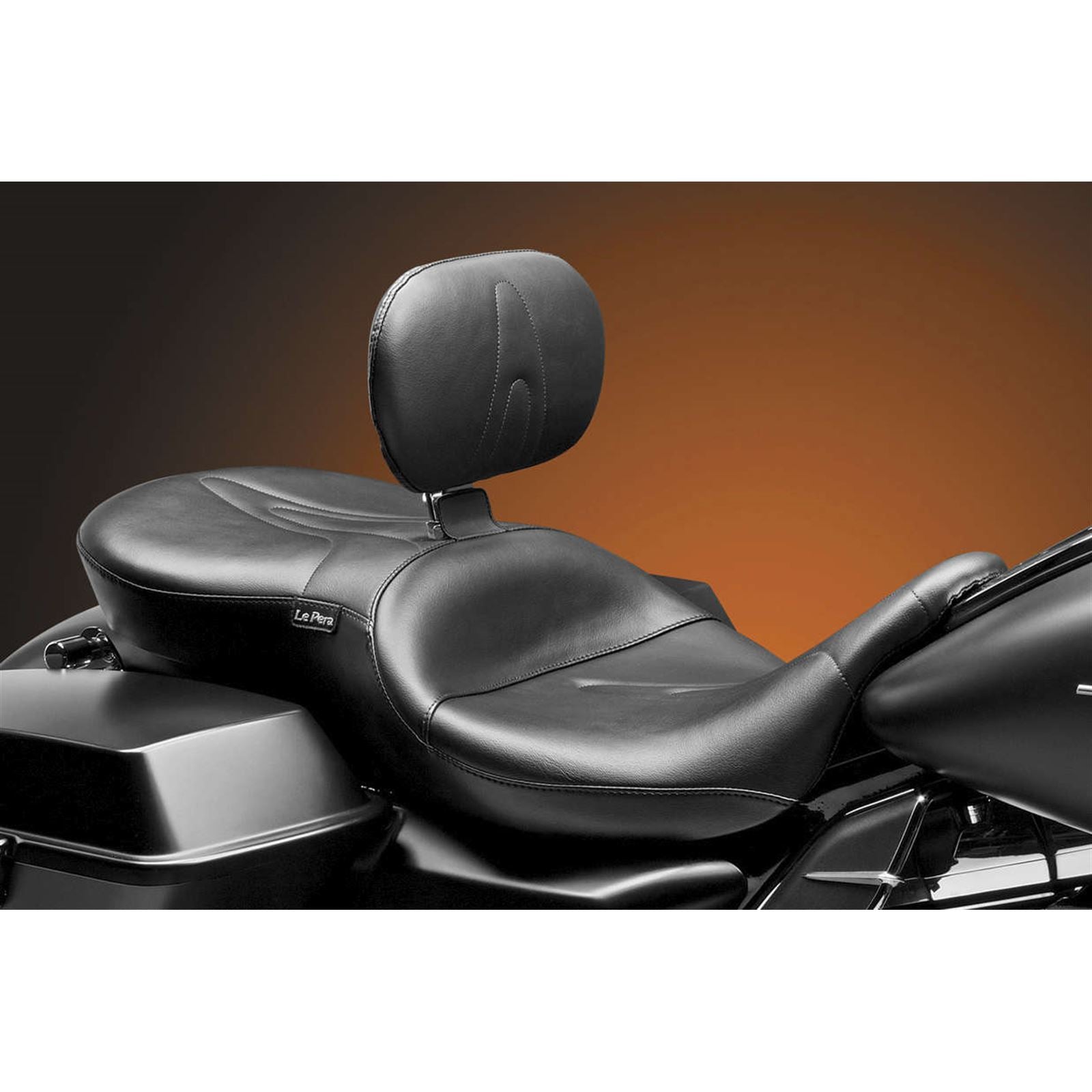 Le Pera Route 66 Touring Seat with Backrest 08-17 FL LK-767BR_121739