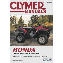 Clymer Manual for Honda TRX350 [MPN: M200-2]_122072