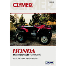 Clymer Manual for Honda TRX350 [MPN: M200-2]_359903