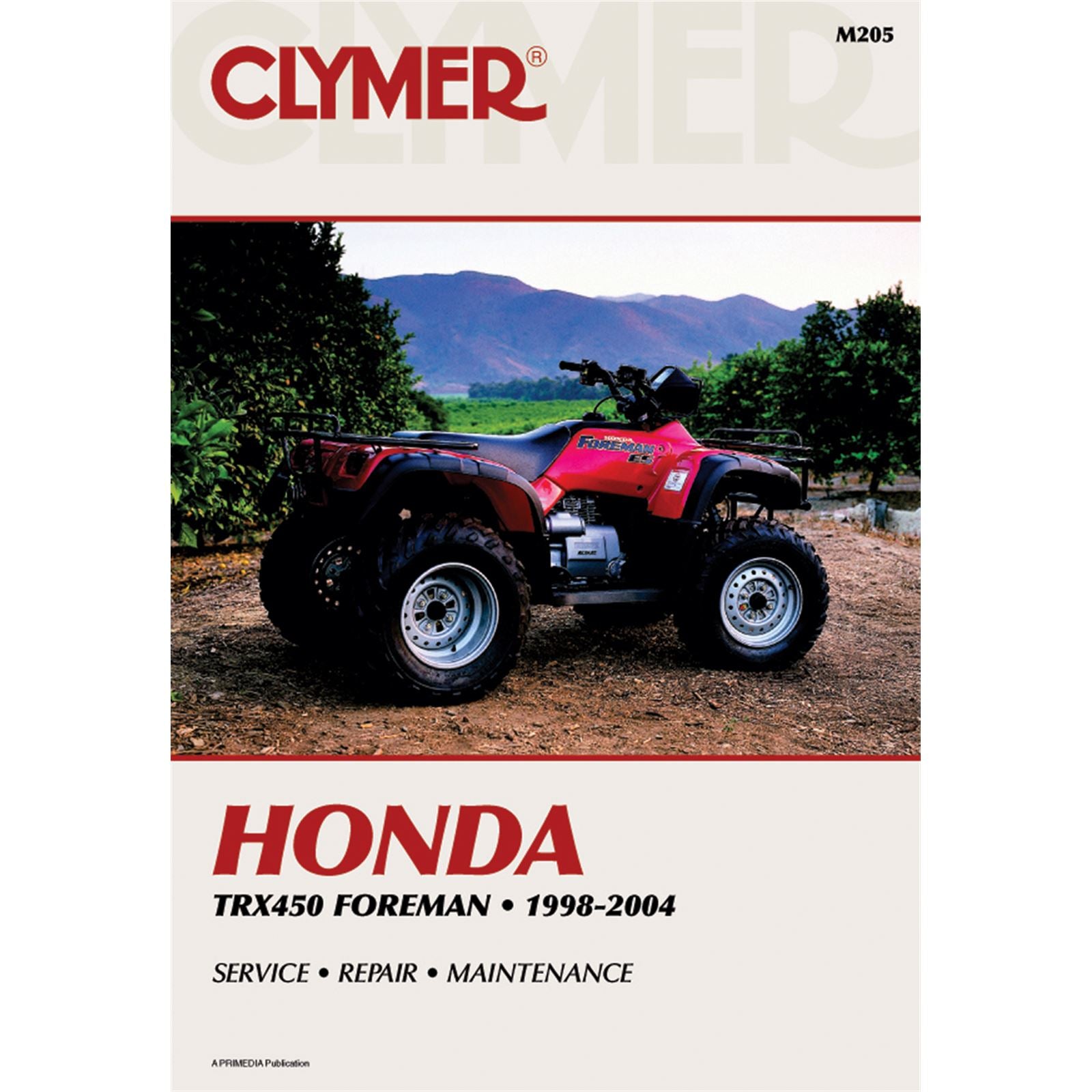 Clymer Manual for Honda TRX450 Foreman [MPN: M205]_359877