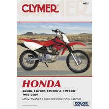 Clymer Manual for Honda XR80R '92-'09 [MPN: M222]_122080