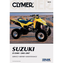 Clymer Manual for Suzuki LTZ400 [MPN: M270-2]_359909