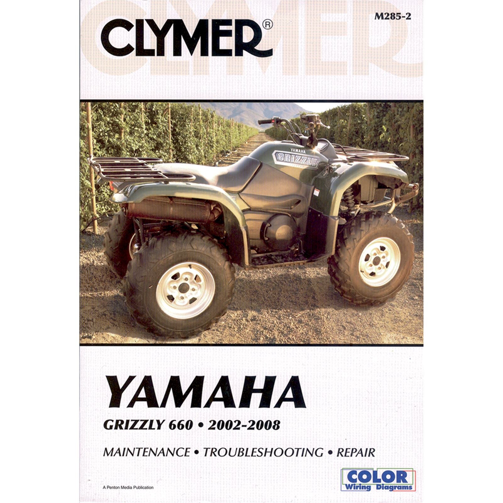 Clymer Manual for Yamaha Grizzly 660 '02-'08 [MPN: M285-2]_359941