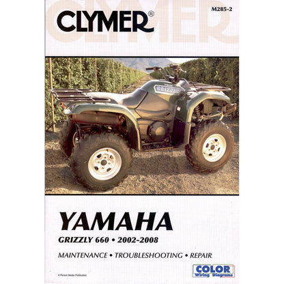Clymer Manual for Yamaha Grizzly 660 '02-'08 [MPN: M285-2]_359941