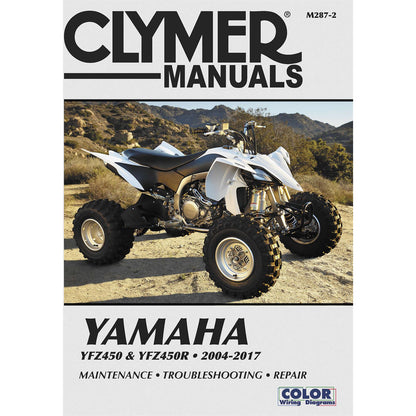 Clymer Manual for Yamaha YFZ450 '04-'17 [MPN: M287-2]_122103