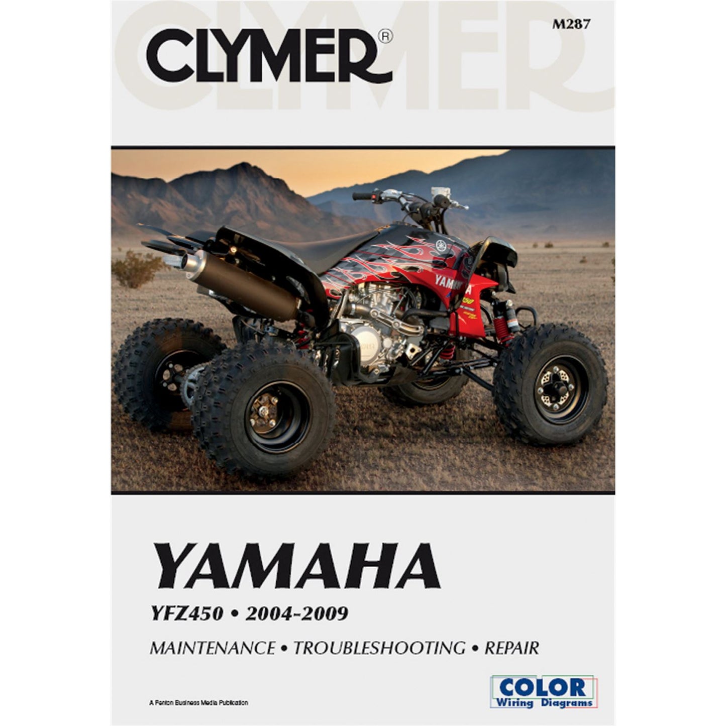Clymer Manual for Yamaha YFZ450 '04-'17 [MPN: M287-2]_359935