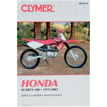 Clymer Manual for Honda XL/XR 75-100 [MPN: M312-14]_359970