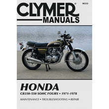 Clymer Manual for Honda 350-550 4-Cylinder [MPN: M332]_122132