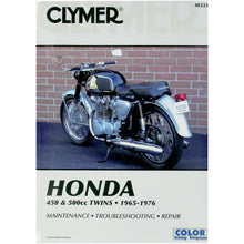 Clymer Manual for Honda 450/500 Twins [MPN: M333]_359988
