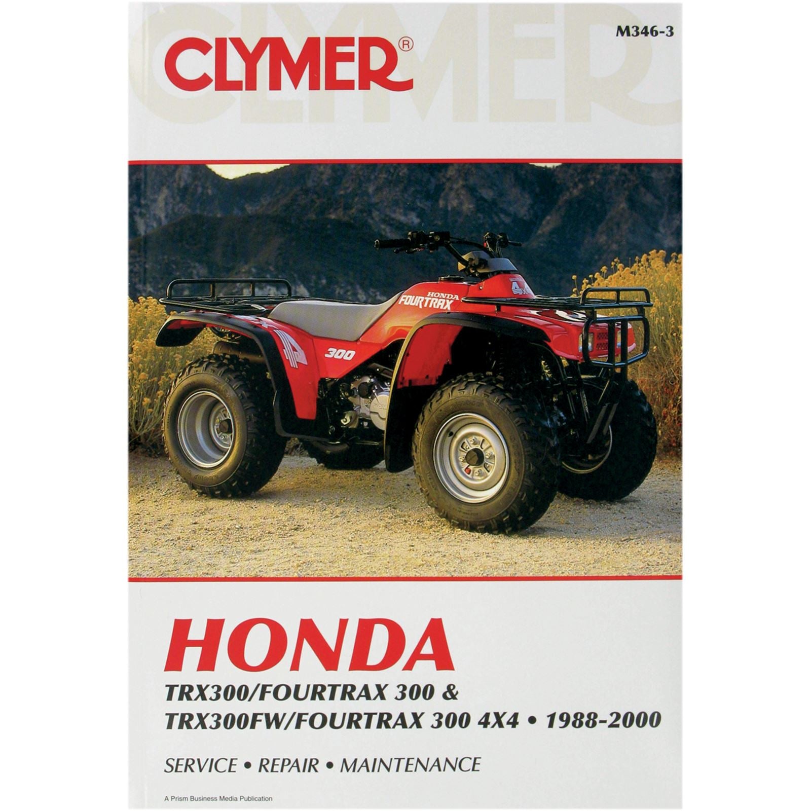 Clymer Manual for Honda TRX300/FW/4X4 [MPN: M346-3]_360001