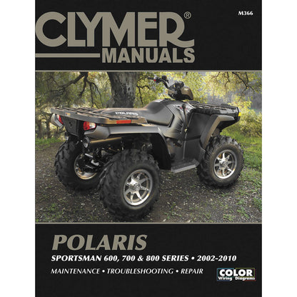 Clymer Manual for Polaris Sportsman '02-'10 [MPN: M366]_122164