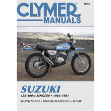 Clymer Manual For Suzuki 125-400 [MPN: M369]_122166