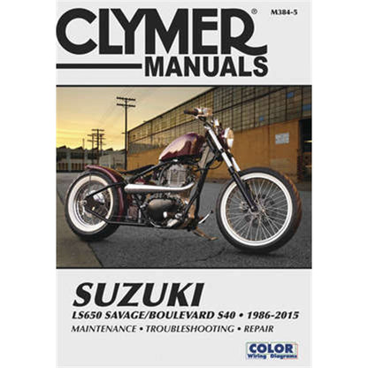 Clymer Manual For Suzuki LS650 '86-'12 [MPN: M384-5]_122179