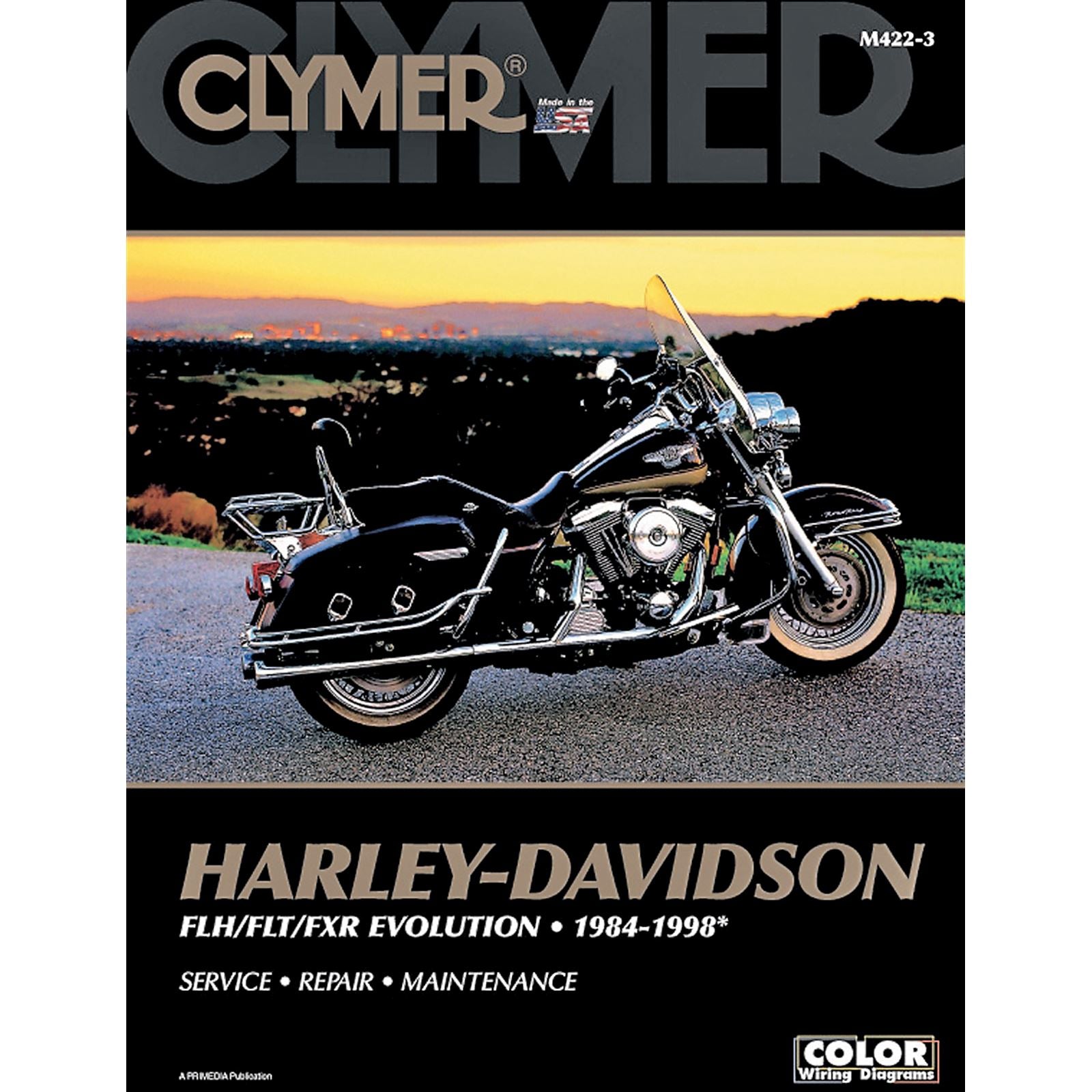 Clymer Manual for Harley-Davidson FLH EVO '84-'98 [MPN: M422-3]_359899