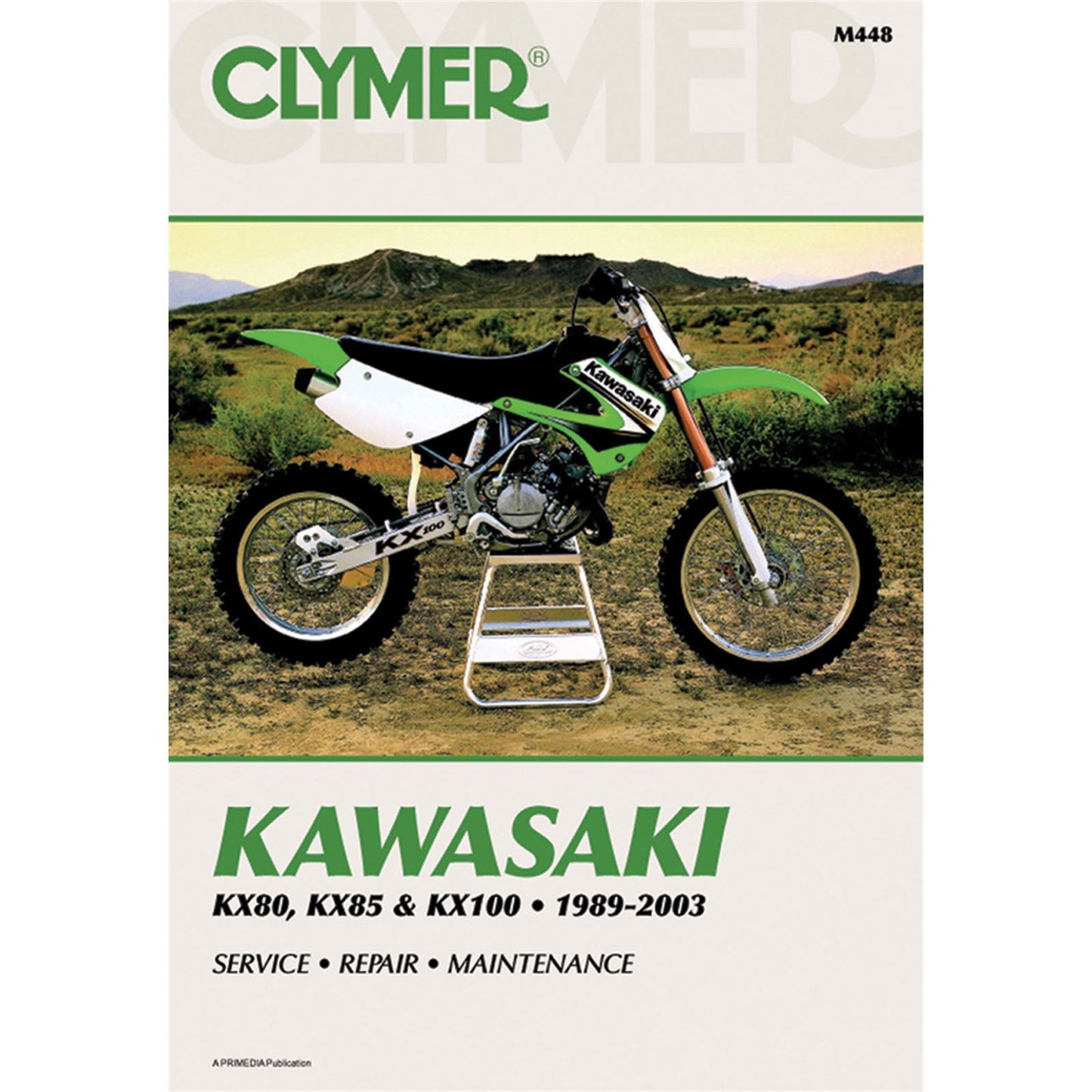 Clymer Manual for Kawasaki  KX80/85/100 [MPN: M448-2]_359873