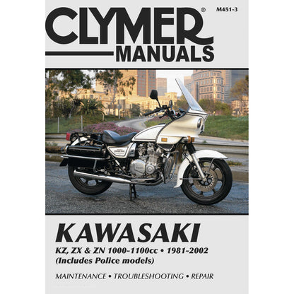 Clymer Manual for Kawasaki 1000+1100 4-Cylinder [MPN: M451-3]_122238