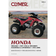 Clymer Manual for Honda TRX250X/300EX [MPN: M456-4]_122243