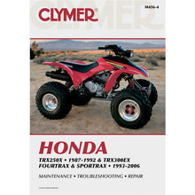Clymer Manual for Honda TRX250X/300EX [MPN: M456-4]_359880