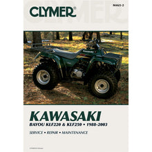 Clymer Manual for Kawasaki KLF220/250 [MPN: M465-3]_359881
