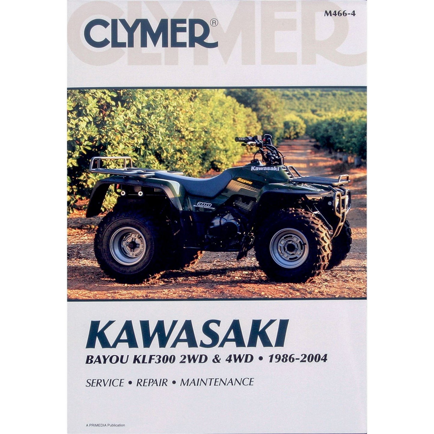 Clymer Manual for Kawasaki KLF300 Bayou [MPN: M466-4]_359885