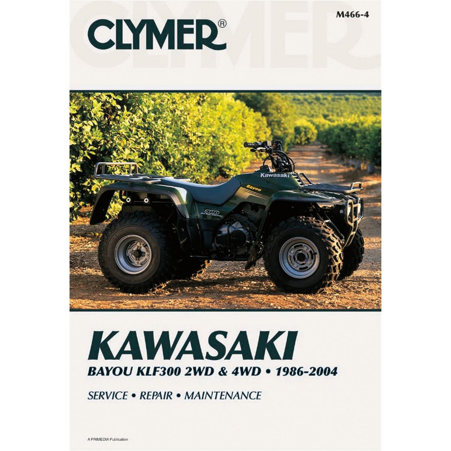 Clymer Manual for Kawasaki KLF300 Bayou [MPN: M466-4]_359886