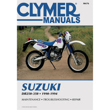Clymer Manual For Suzuki DR 250/350 [MPN: M476]_360078