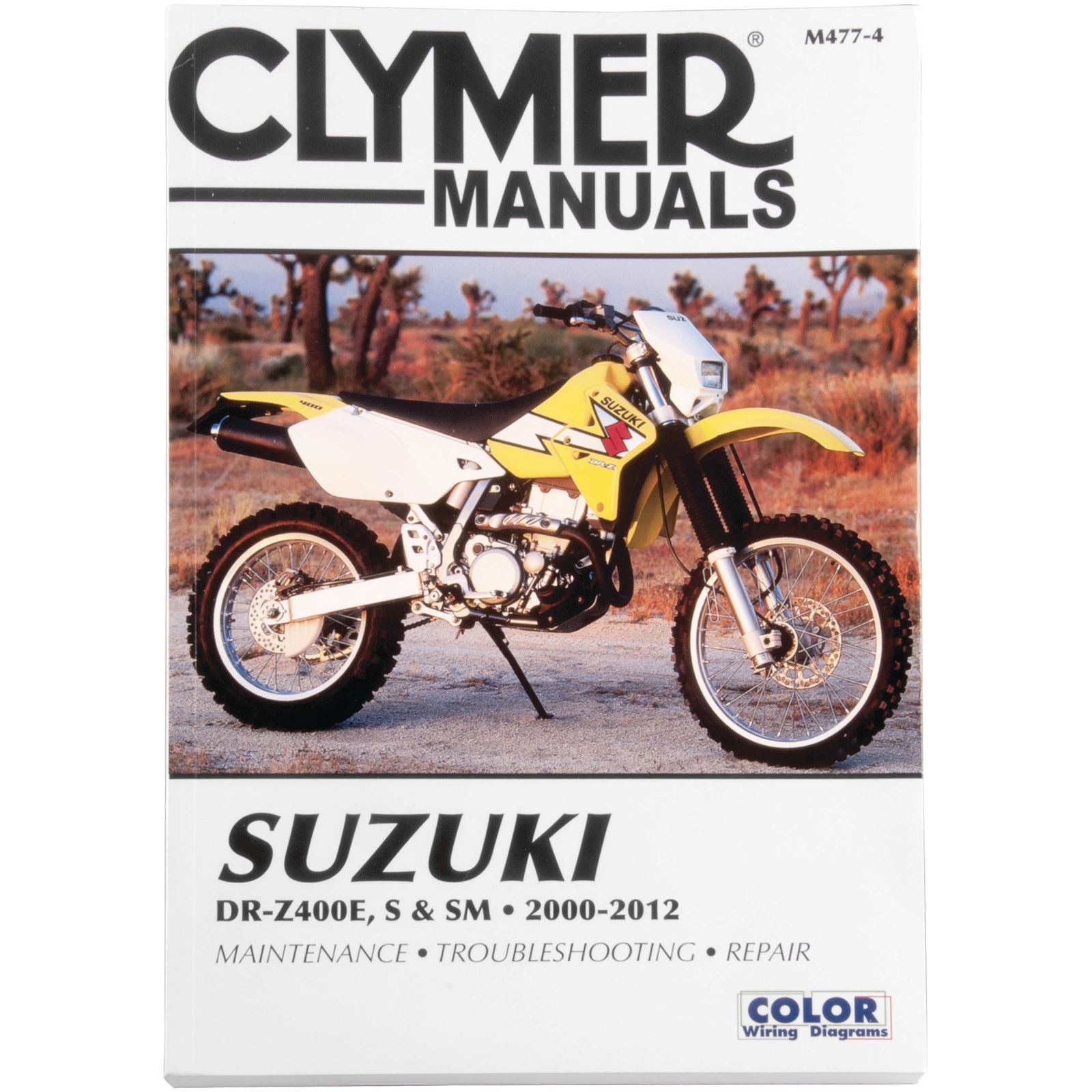 Clymer Manual For Suzuki DR-Z400 '00-'12 [MPN: M477-4]_122263