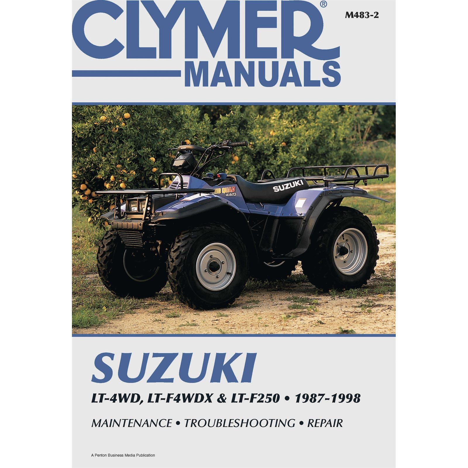 Clymer Manual For Suzuki King Quad/ Quad Runner 250 [MPN: M483-2]_122268