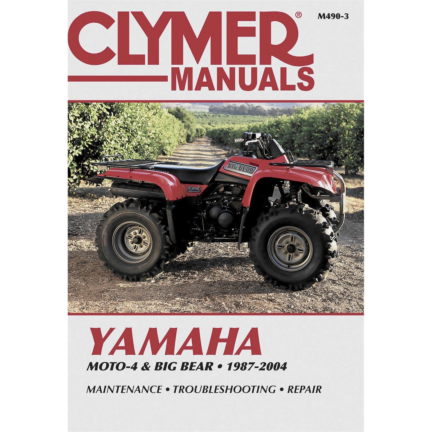 Clymer Manual for Yamaha YFM350 Moto-4 [MPN: M490-3]_122274